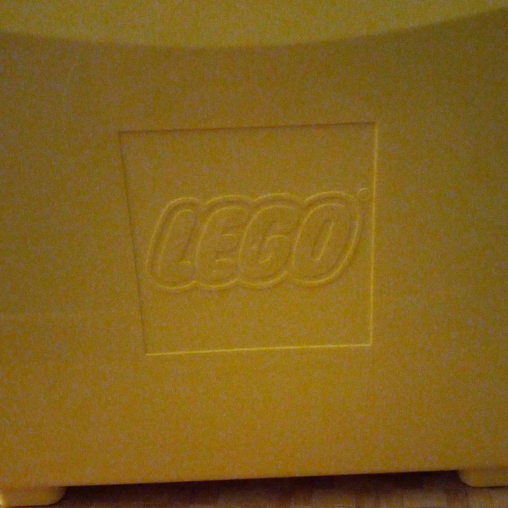 Lego Yellow Carrying Storage Case with an Assortment of 300+ Legos